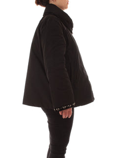 Luisa Viola piumino con castoni da donna nero