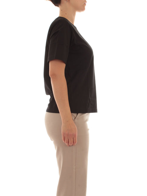 Elena Mirò T-shirt relaxed fit con ricamo Monogram da donna nero