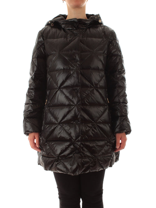 Elena Mirò piumino trapuntato con cappuccio da donna nero
