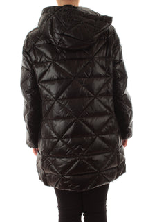 Elena Mirò piumino trapuntato con cappuccio da donna nero