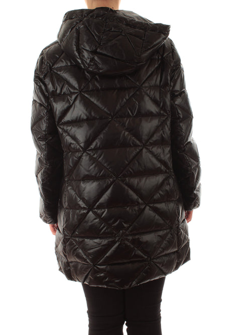 Elena Mirò piumino trapuntato con cappuccio da donna nero
