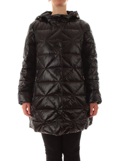 Elena Mirò piumino trapuntato con cappuccio da donna nero