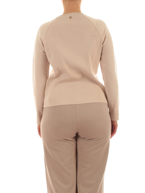 Elena Mirò cardigan con bottoni da donna beige