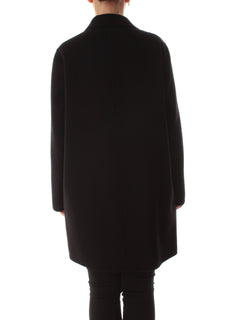 Elena Mirò cappotto in panno double da donna nero