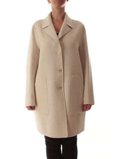 Elena Mirò cappotto in panno double da donna beige