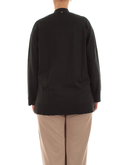 Elena Mirò cardigan lungo aperto da donna verdone
