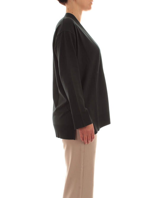 Elena Mirò cardigan lungo aperto da donna verdone