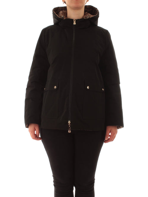 Elena Mirò piumino reversibile animalier da donna marrone