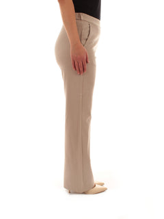 Elena Mirò pantaloni in jersey da donna beige