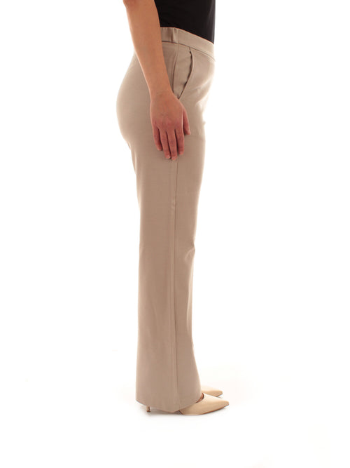 Elena Mirò pantaloni in jersey da donna beige