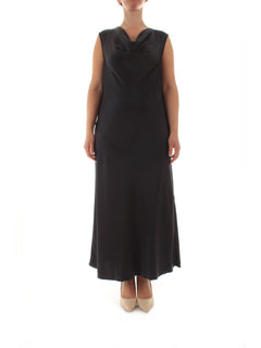 Persona By Marina Rinaldi VADA abito lungo in raso da donna blu