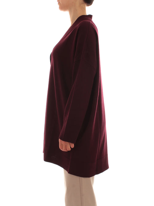 Persona By Marina Rinaldi TENORE cardigan da donna uva