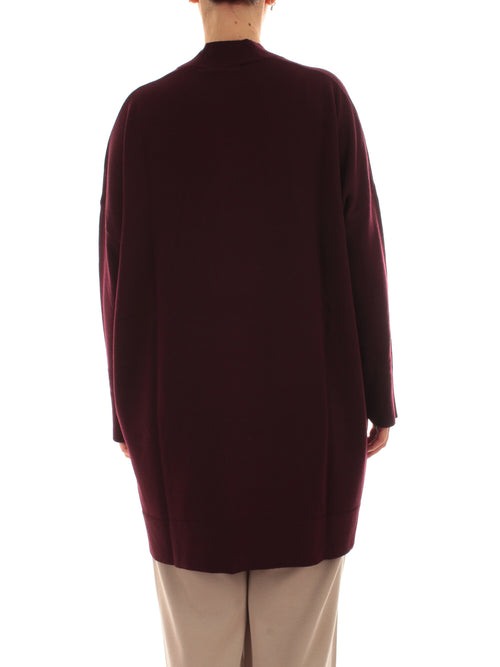 Persona By Marina Rinaldi TENORE cardigan da donna uva