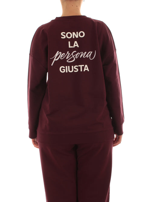 Persona By Marina Rinaldi EMMA felpa da donna uva