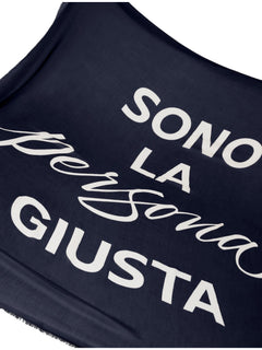 Persona By Marina Rinaldi BALEARI stola da donna blu marino