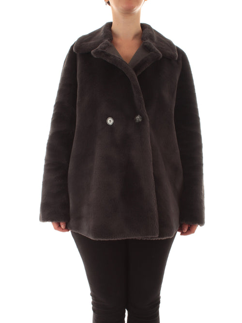 Persona By Marina Rinaldi RETINA caban reversibile da donna grigio medio