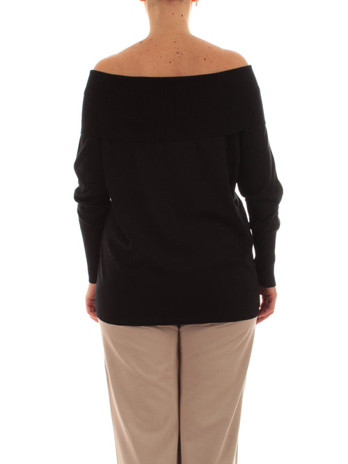 Persona By Marina Rinaldi BIRD maglia con lurex da donna nero