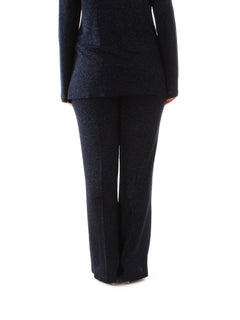 Marina Talia pantalone glitterato da donna blu