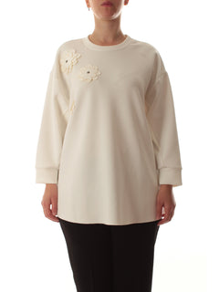 Marina Talia maglia in scuba da donna panna