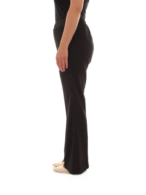 Marina Talia pantalone con perline da donna nero