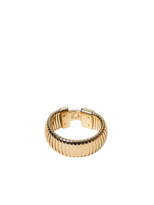Twinset bracciale con stampa snake da donna gold