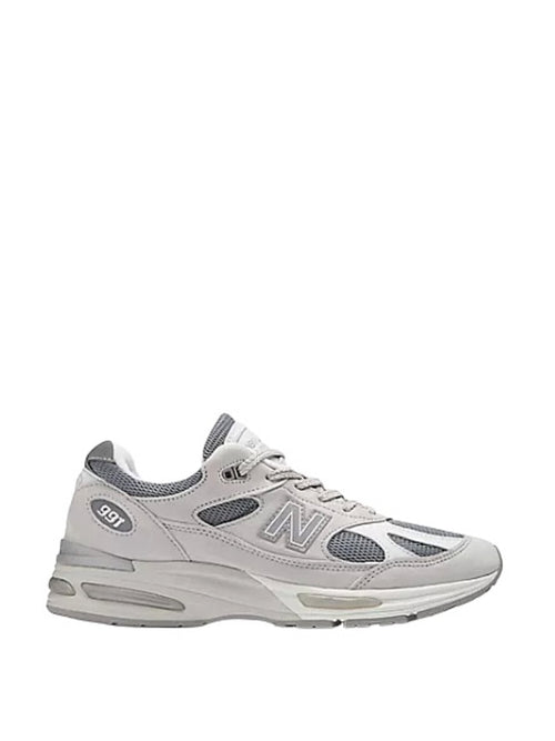 New balance sneaker 991v2 made in UK da uomo light grey