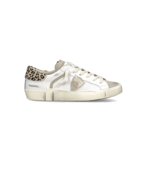Philippe Model PRSX LOW sneaker da donna leo/blanc