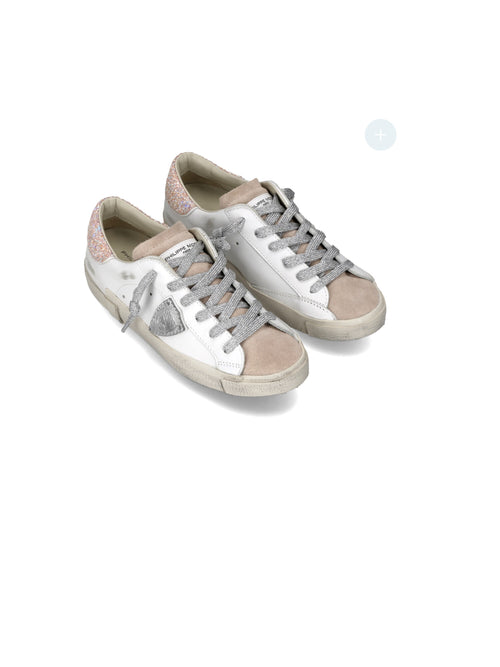 Philippe Model PRSX LOW sneaker da donna blanc/rose