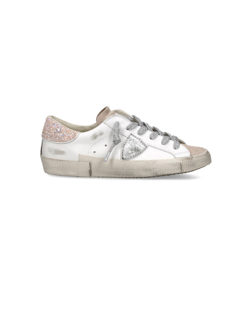 Philippe Model PRSX LOW sneaker da donna blanc/rose