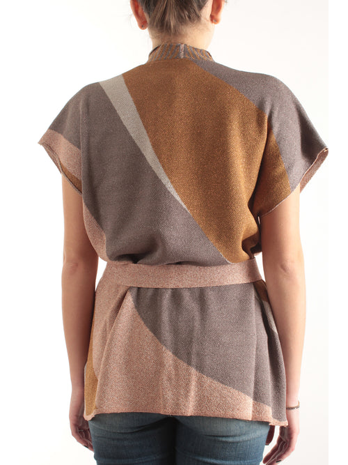 AKEP cardigan con motivo grafico da donna multicolor