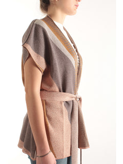 AKEP cardigan con motivo grafico da donna multicolor