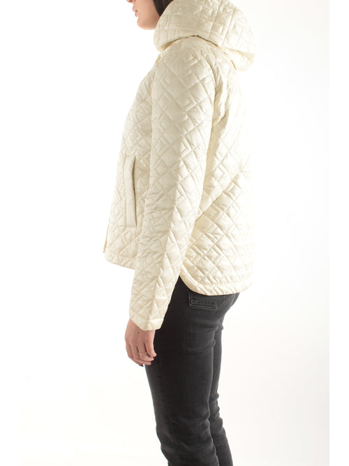 Emme Marella PIROGA giubbino trapuntato in tessuto antigoccia da donna burro