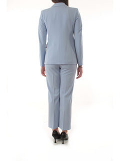 Emme Marella FARNESE completo in twill stretch da donna azzurro