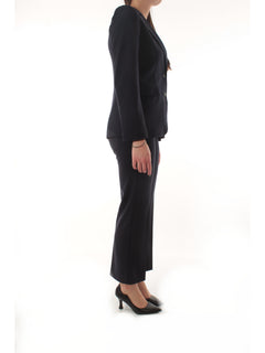 Emme Marella FARNESE completo in twill stretch da donna blu