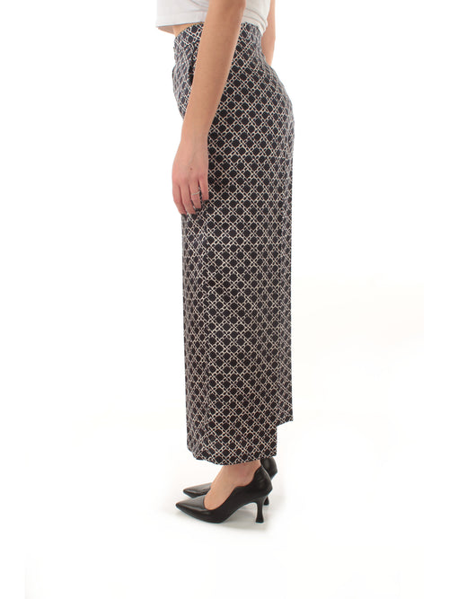 Emme Marella CARAFFA pantalone in twill da donna blu