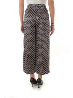Emme Marella CARAFFA pantalone in twill da donna blu