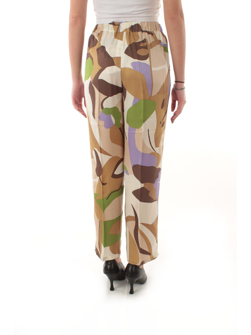 Emme Marella OSSO pantalone in twill da donna sabbia