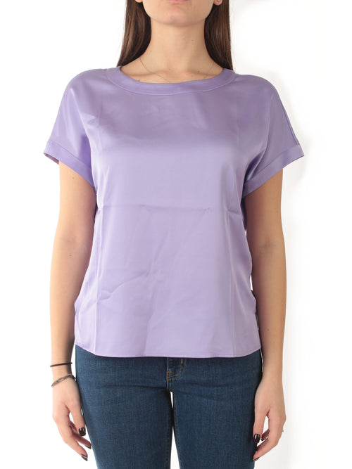 Emme Marella RAMO blusa in raso stretch da donna lilla