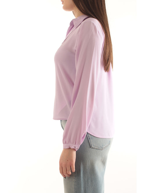 Iblues blusa in misto seta da donna lilla