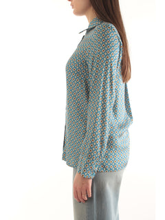Iblues camicia dritta da donna anice