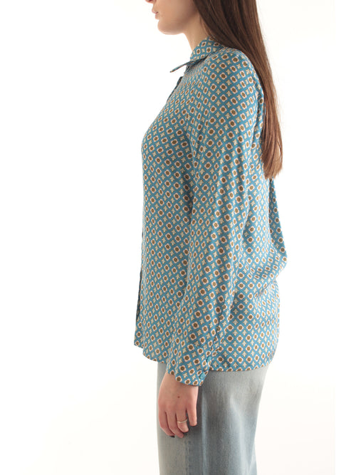 Iblues camicia dritta da donna anice