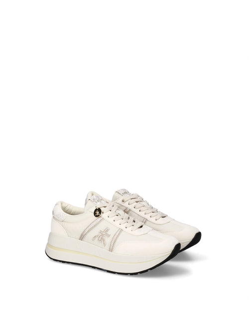 Premiata sneaker BETHCOIN da donna panna