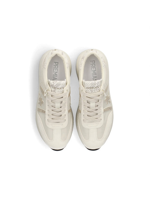 Premiata sneaker BETHCOIN da donna panna