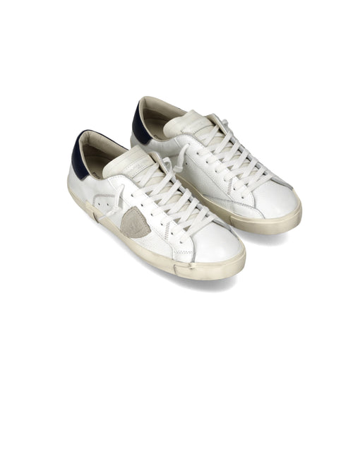 Philippe Model PARIS LOW sneaker da uomo blanc/blue