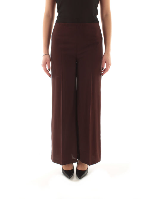 Jucca pantalone in viscosa da donna moka