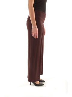 Jucca pantalone in viscosa da donna moka
