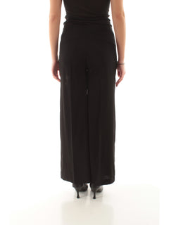 Jucca pantalone in viscosa da donna nero