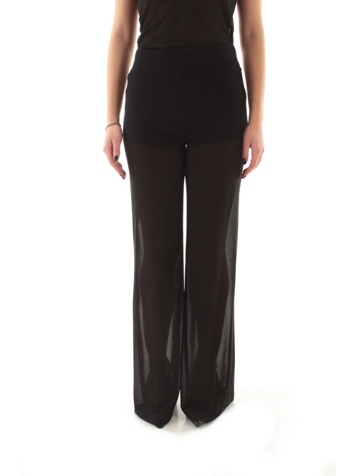 Jucca pantalone acetato da donna nero
