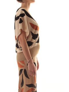 Circus Hotel TOP INTARSIO VISCOSA da donna con stampa a fiore multicolor