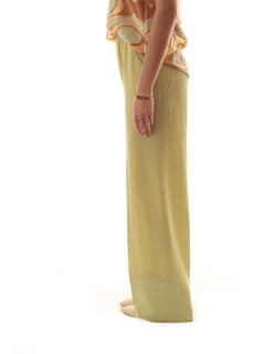 Circus Hotel pantalone in maglia con lurex da donna peppermint